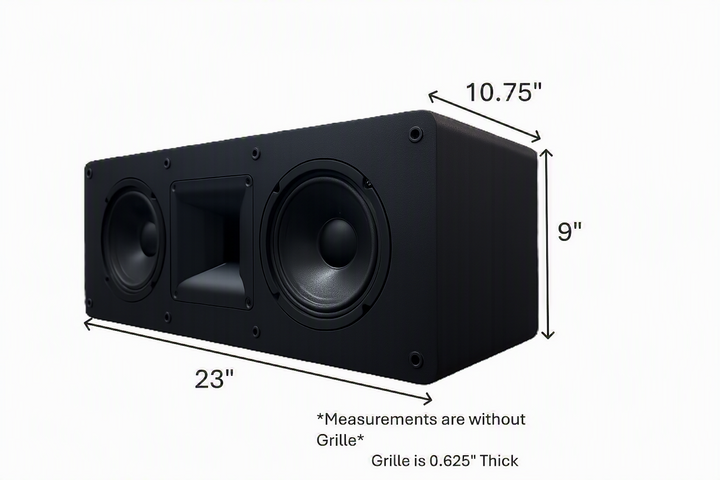 MTM26K-M Home Audio Bookshelf Speaker – Power Sound Audio