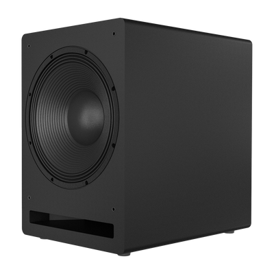 EV1513 matte subwoofer view at a quarter turn