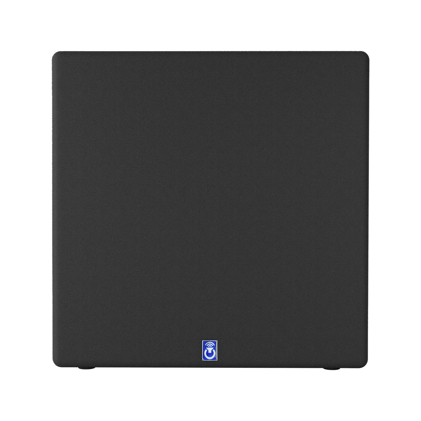 S2112 matte subwoofer view from the front including the grille