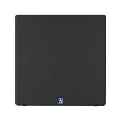 S2112 matte subwoofer view from the front including the grille